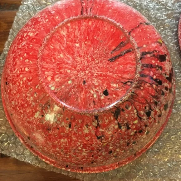 Vintage Brook park Melamine mixing bowls 2 piece set - Picture 4 of 13